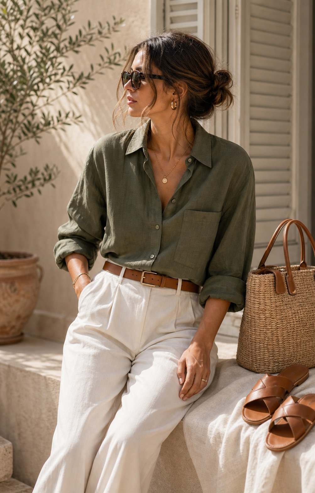 Seasonal color edit with refined outfit ideas
